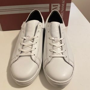 Bruno Magli Diego Sneaker White Leather
